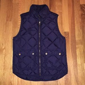 Navy J.Crew Vest